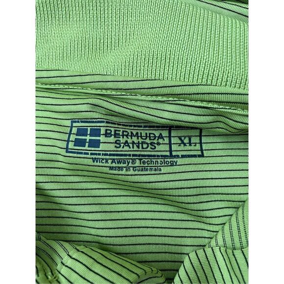 Bermuda Sands Stripe Golf Shirt Mens X-Large - Picture 8 of 9